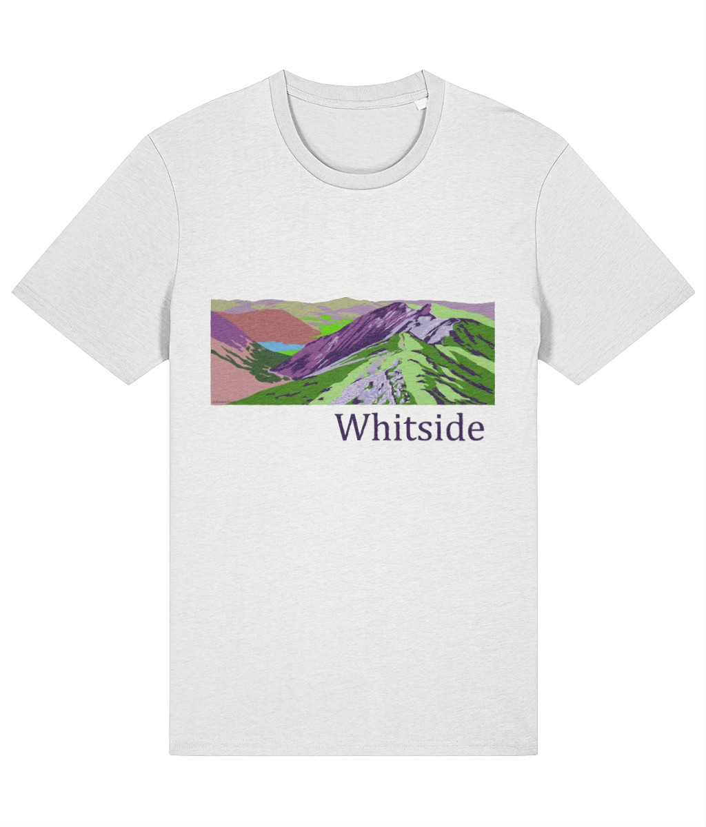 Lake District Men's T-Shirt Whiteside, Front, White