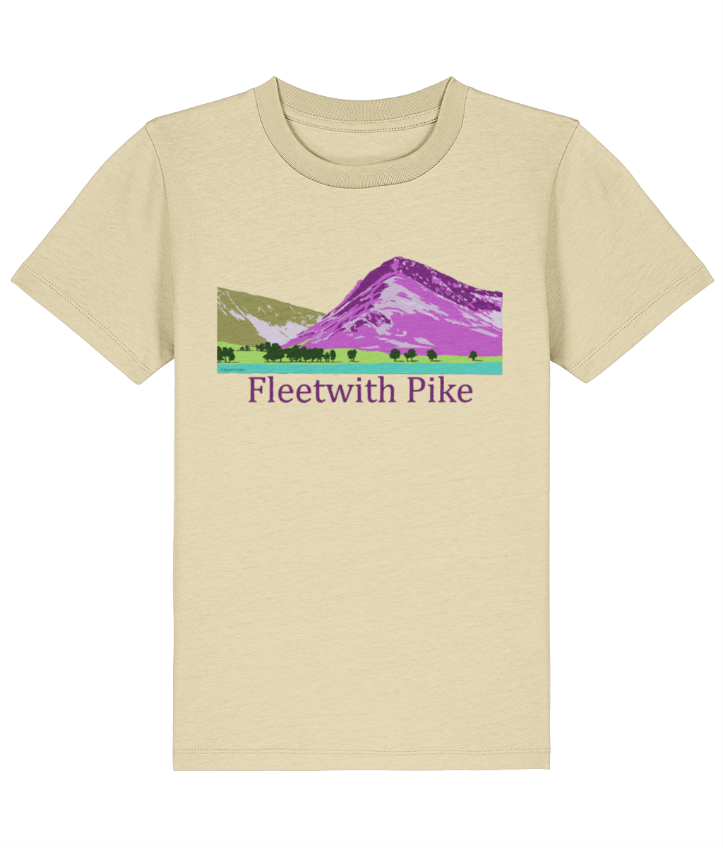 Mountain Sounds Creative Process, Product Examples Stanley/Stella, Lake District, Fleetwith Pike T-Shirt Kids