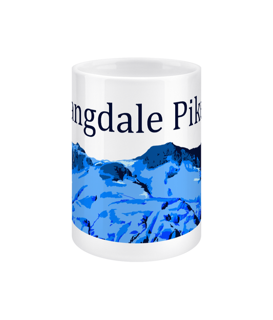 Langdale Pikes Large Mug Front