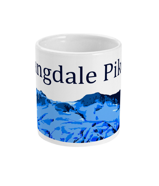 Langdale Pikes Small Mug Front