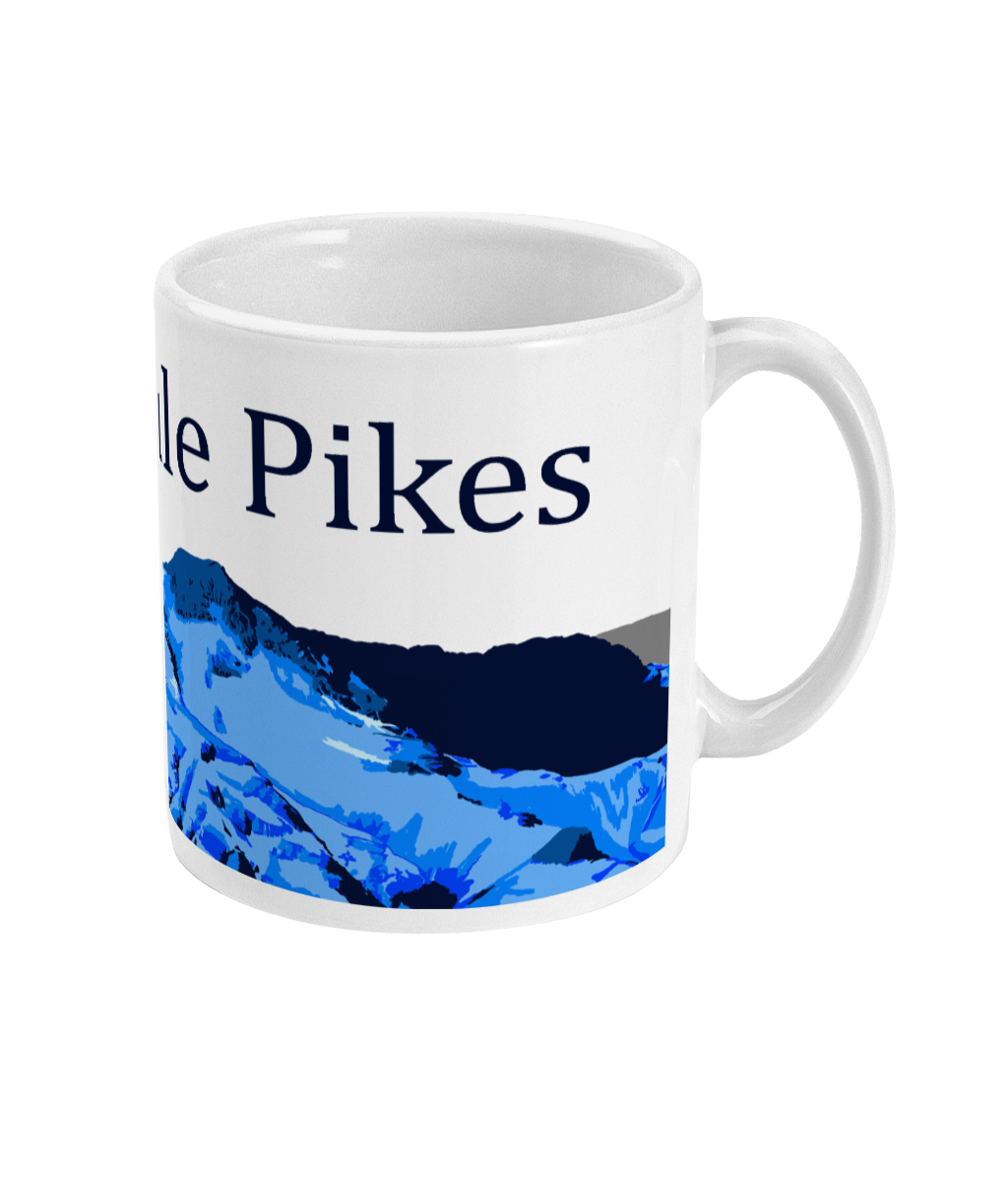 Langdale Pikes Small Mug Right
