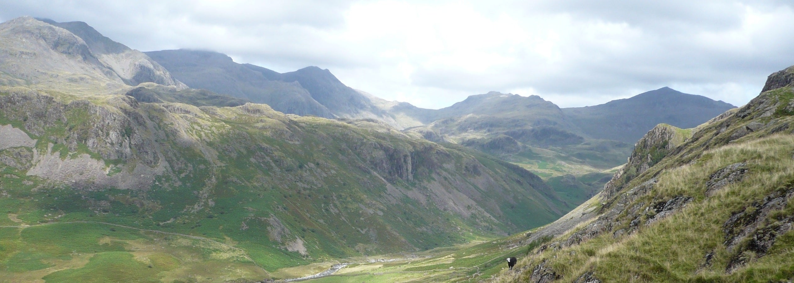 View from Hardknott Roman Fort of Scafell Range, Mountain Sounds New Arrivals