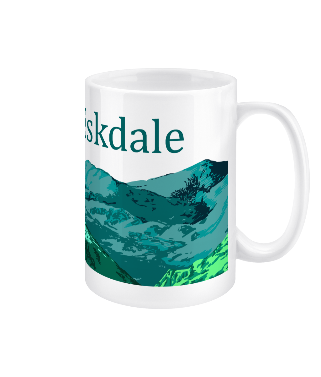 Upper Eskdale Large Mug Right