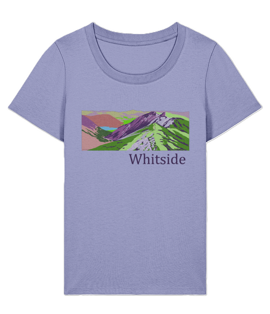 Lake District Women's T-Shirt Whiteside, Front, Violet