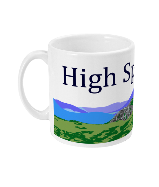 High Spy Small Mug Left