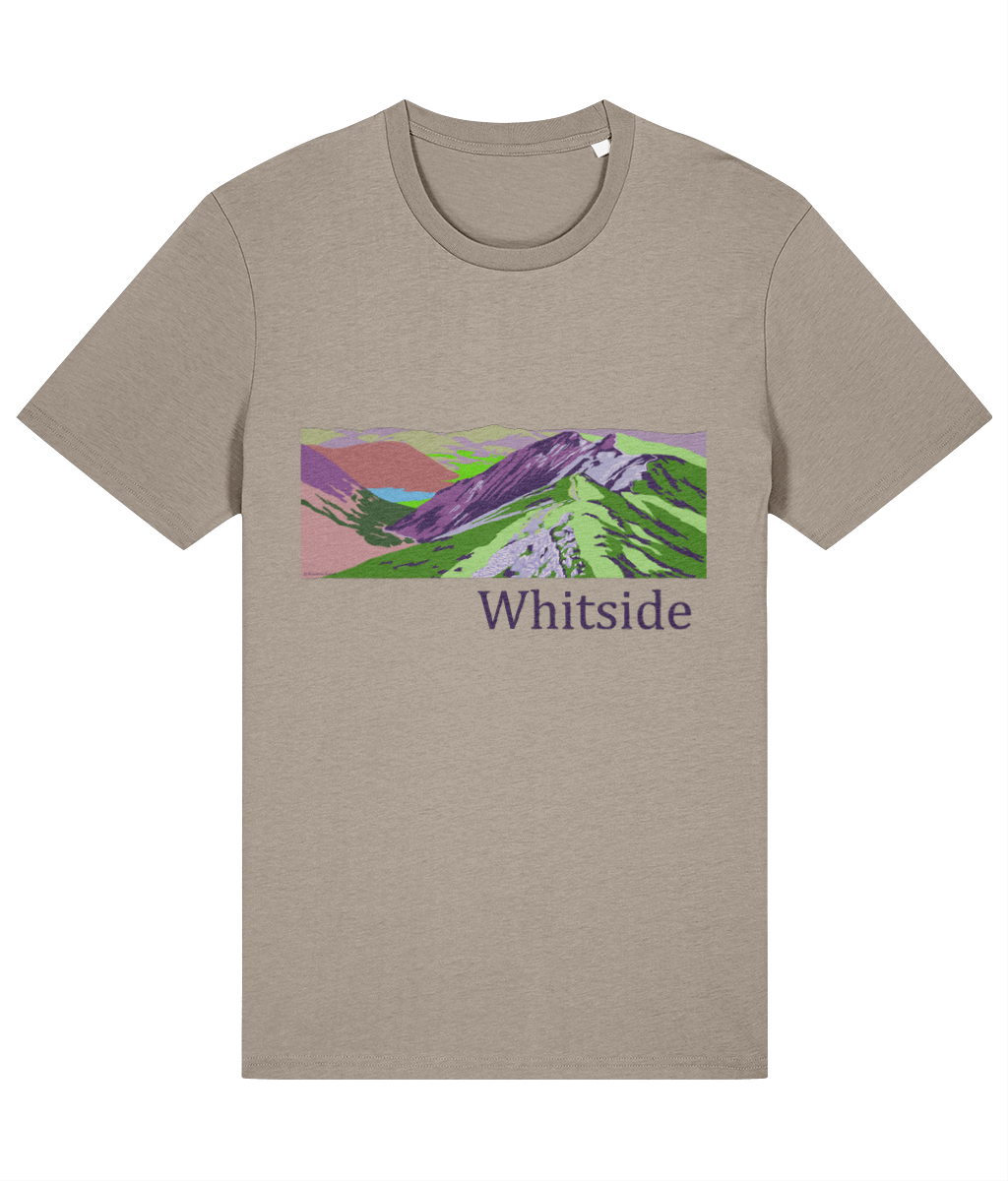 Lake District Men's T-Shirt Whiteside, Front, Desert Dust