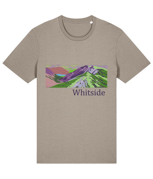 Lake District Men's T-Shirt Whiteside, Front, Desert Dust