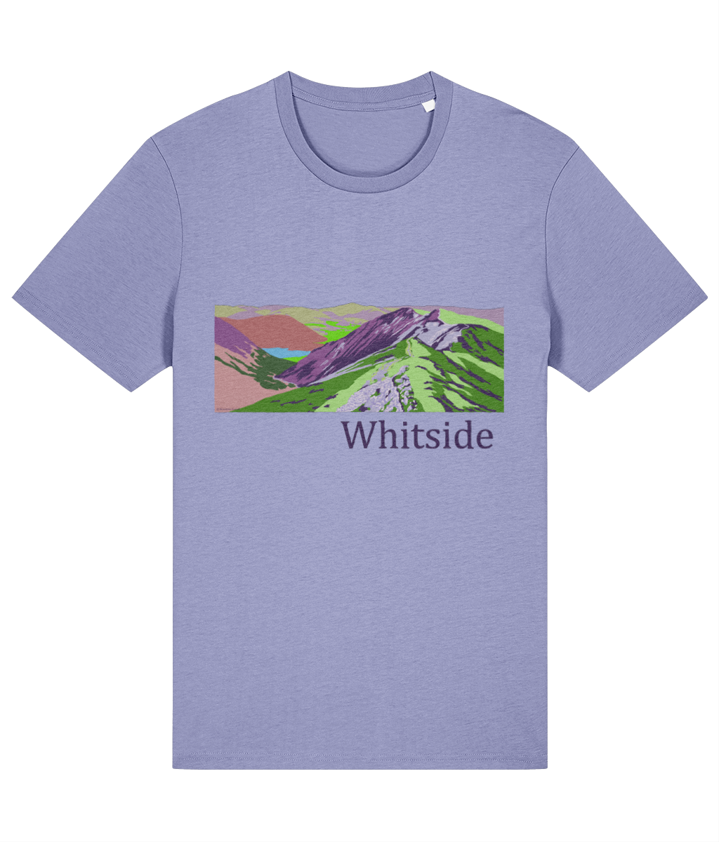 Lake District Men's T-Shirt Whiteside, Front, Violet